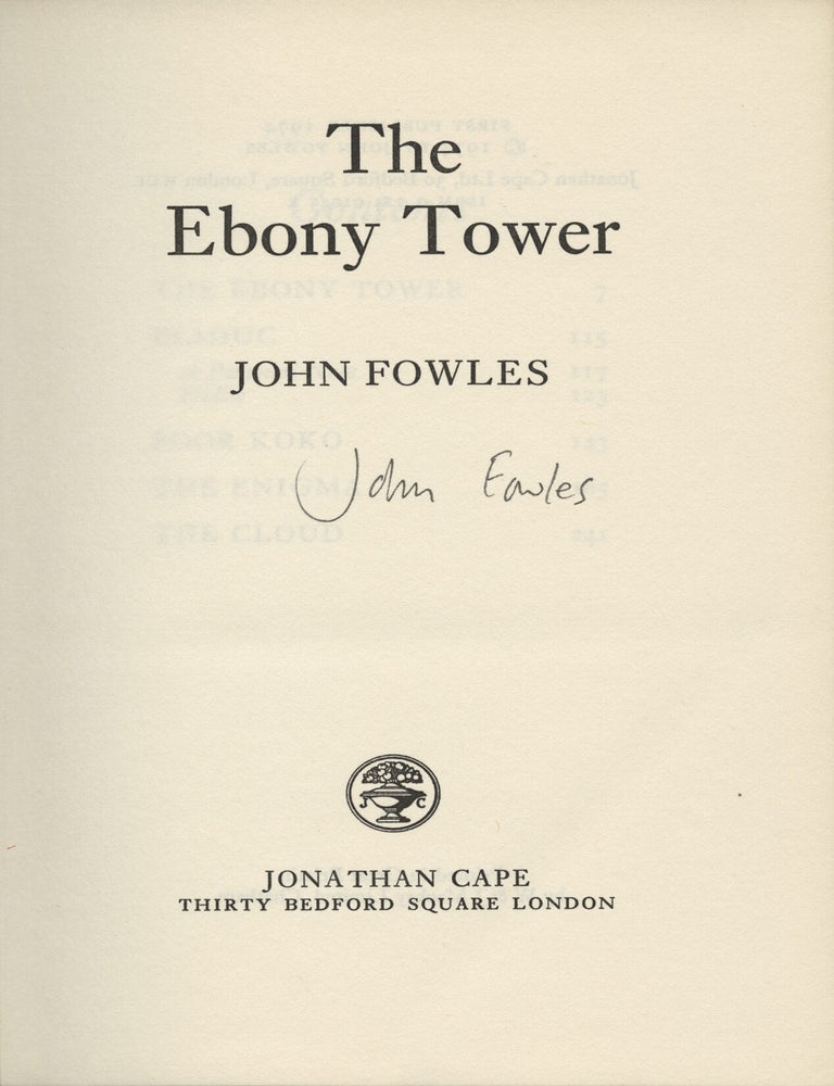 The Ebony Tower