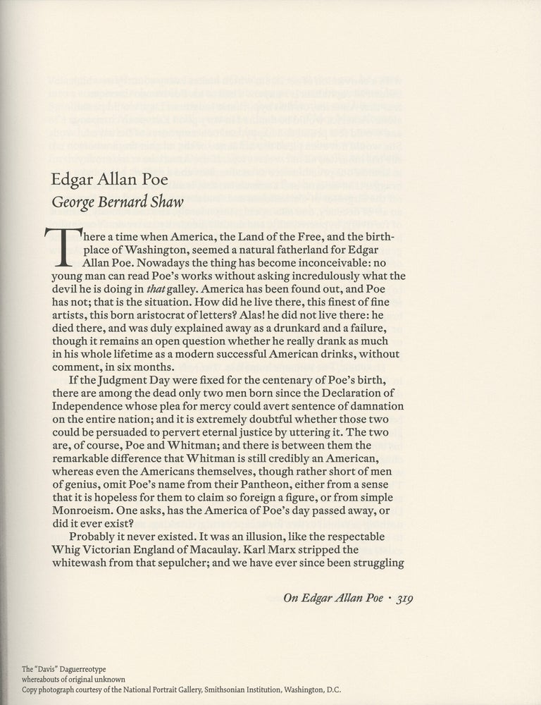 The Man That Was Used Up: A Celebration of Edgar Allan Poe