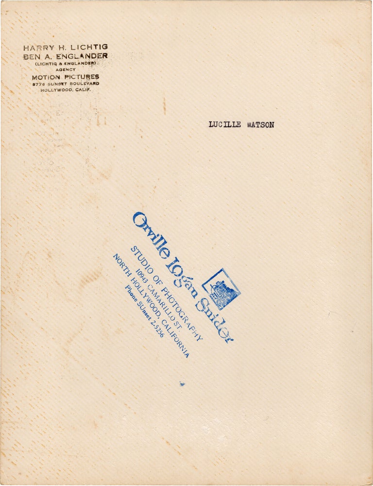 Archive of photographs belonging to screenwriter Jack Henley, circa 1920-1957
