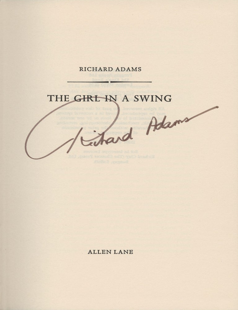 The Girl in a Swing