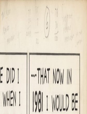 Original artwork for Nancy comic strip, October 23, 1971