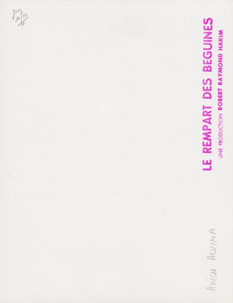 The Beguines [Le Rempart des b&eacute;guines]