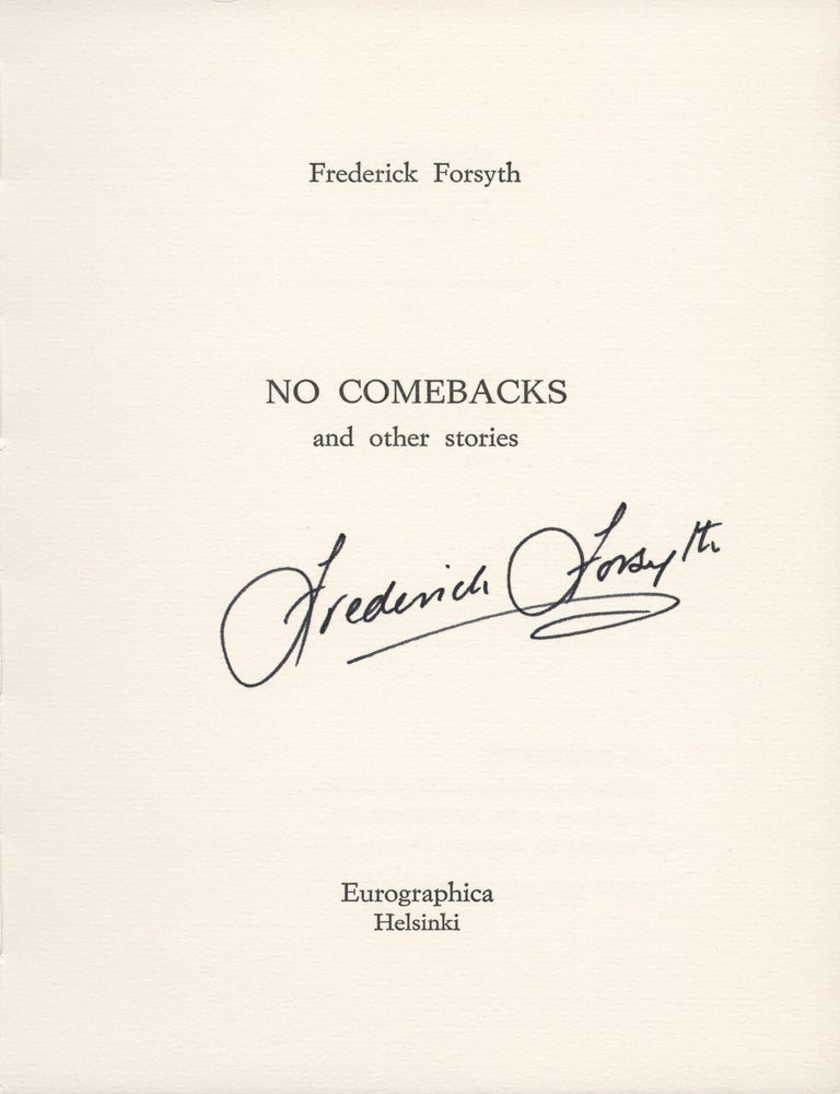 No Comebacks and Other Stories