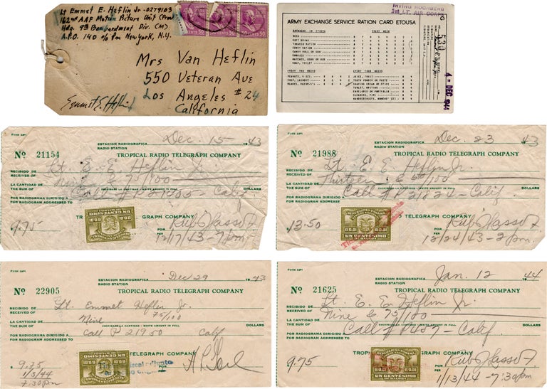 A large archive of personal paper ephemera belonging to actor Van Heflin, 1925-1971