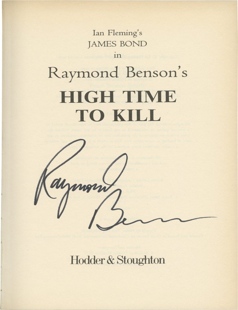 High Time to Kill