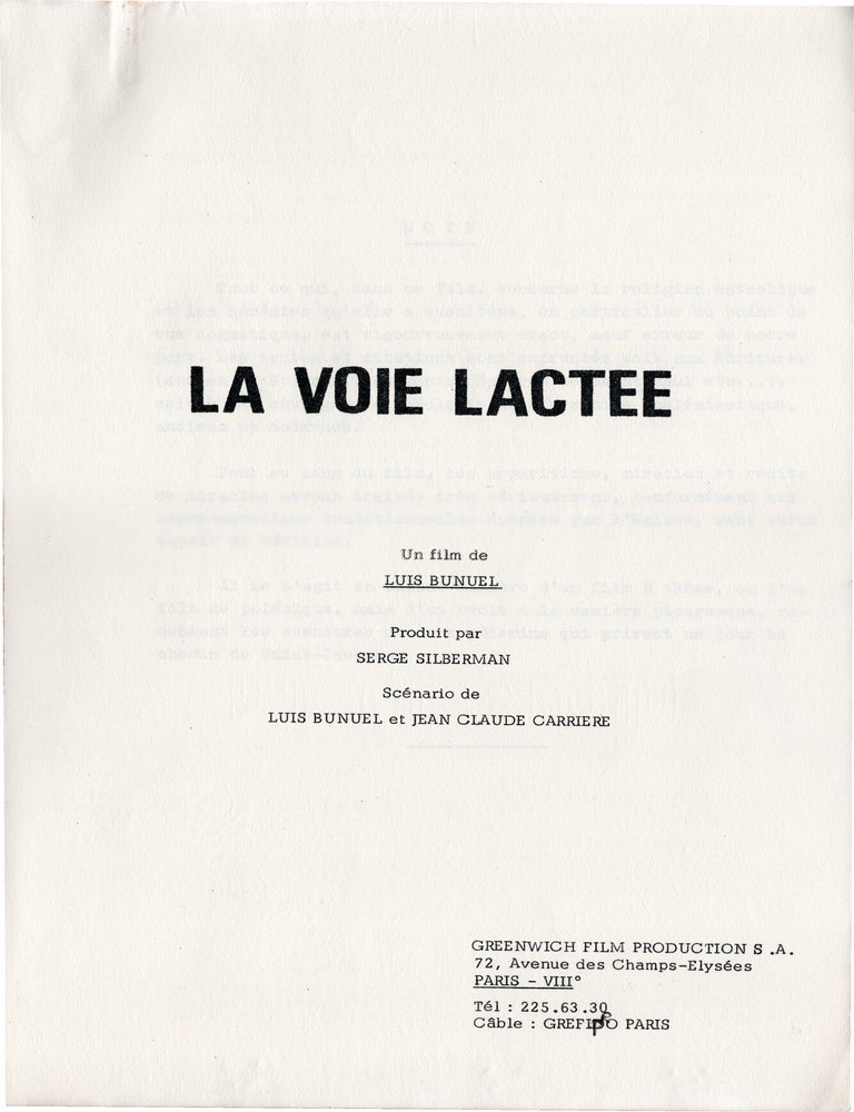 The Milky Way [La Voie lact&eacute;e]