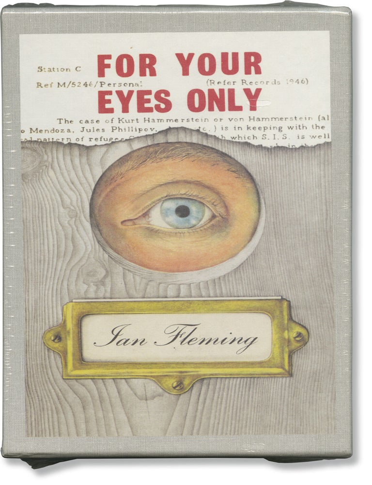 Complete facsimile set of Ian Fleming's 14 James Bond novels: You Only Live Twice; Thunderball; Dr. No; Live and Let Die; From Russia With Love; Diamonds Are Forever; Goldfinger; The Spy Who Loved Me; Moonraker; For Your Eyes Only; The Man With the Golden Gun; On Her Majesty's Secret Service; Octopussy and the Living Daylights; Casino Royale