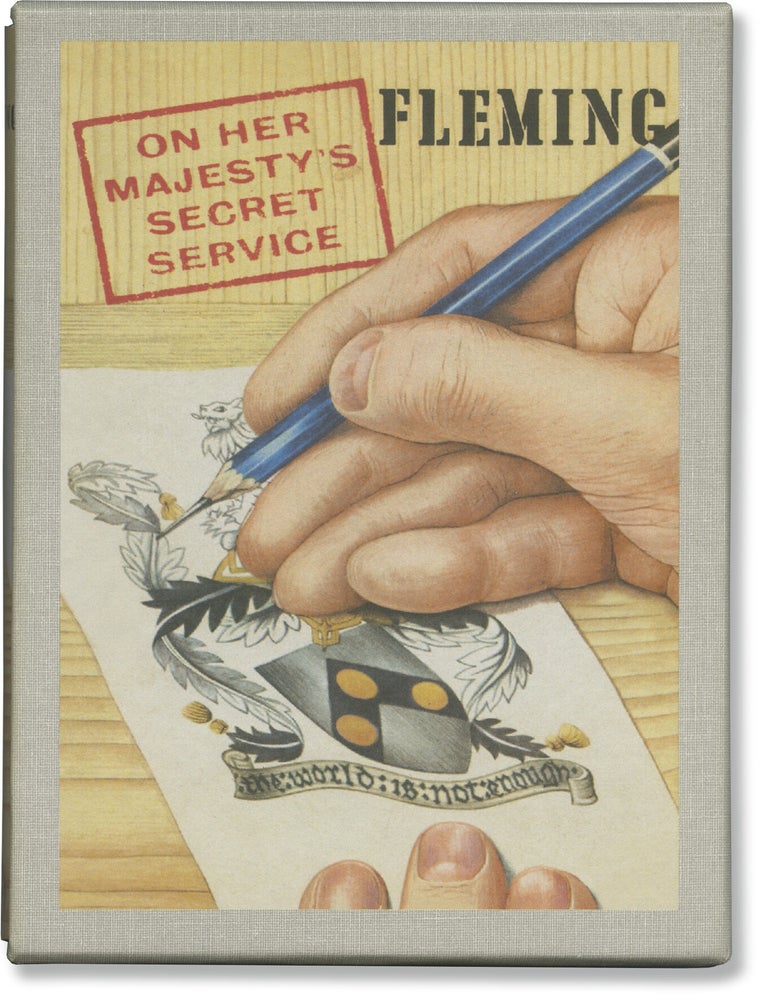 Complete facsimile set of Ian Fleming's 14 James Bond novels: You Only Live Twice; Thunderball; Dr. No; Live and Let Die; From Russia With Love; Diamonds Are Forever; Goldfinger; The Spy Who Loved Me; Moonraker; For Your Eyes Only; The Man With the Golden Gun; On Her Majesty's Secret Service; Octopussy and the Living Daylights; Casino Royale