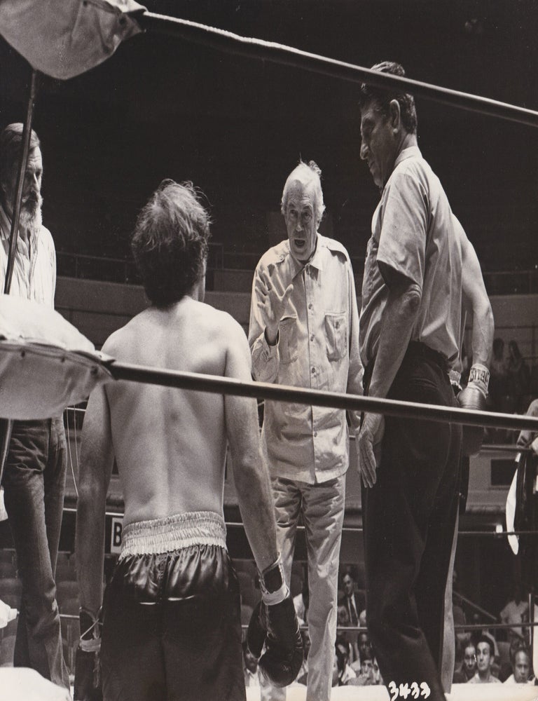 Fat City (Original photograph of John Huston, Stacy Keach, and Conrad Hall on the set of the 1972...
