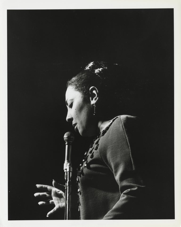 Eleven original publicity photographs of jazz vocalist Carmen McRae