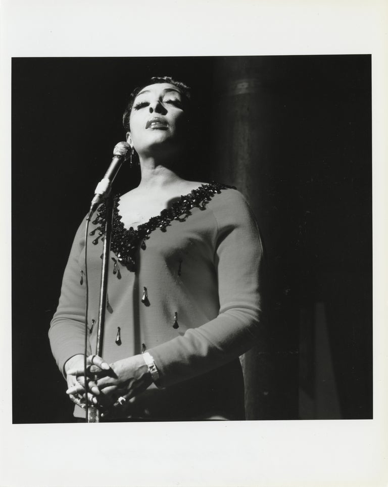 Eleven original publicity photographs of jazz vocalist Carmen McRae