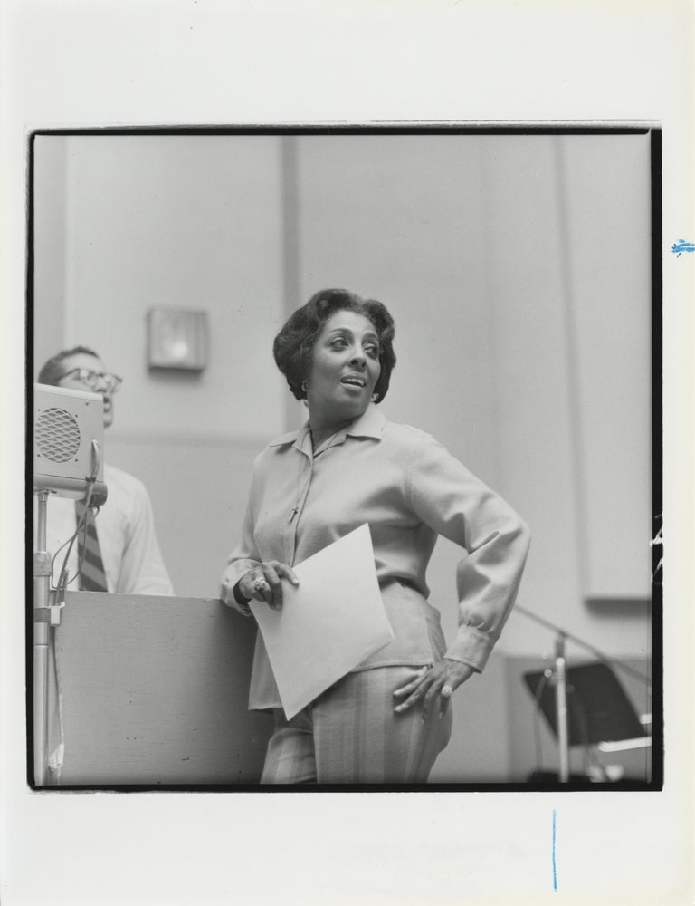 Eleven original publicity photographs of jazz vocalist Carmen McRae