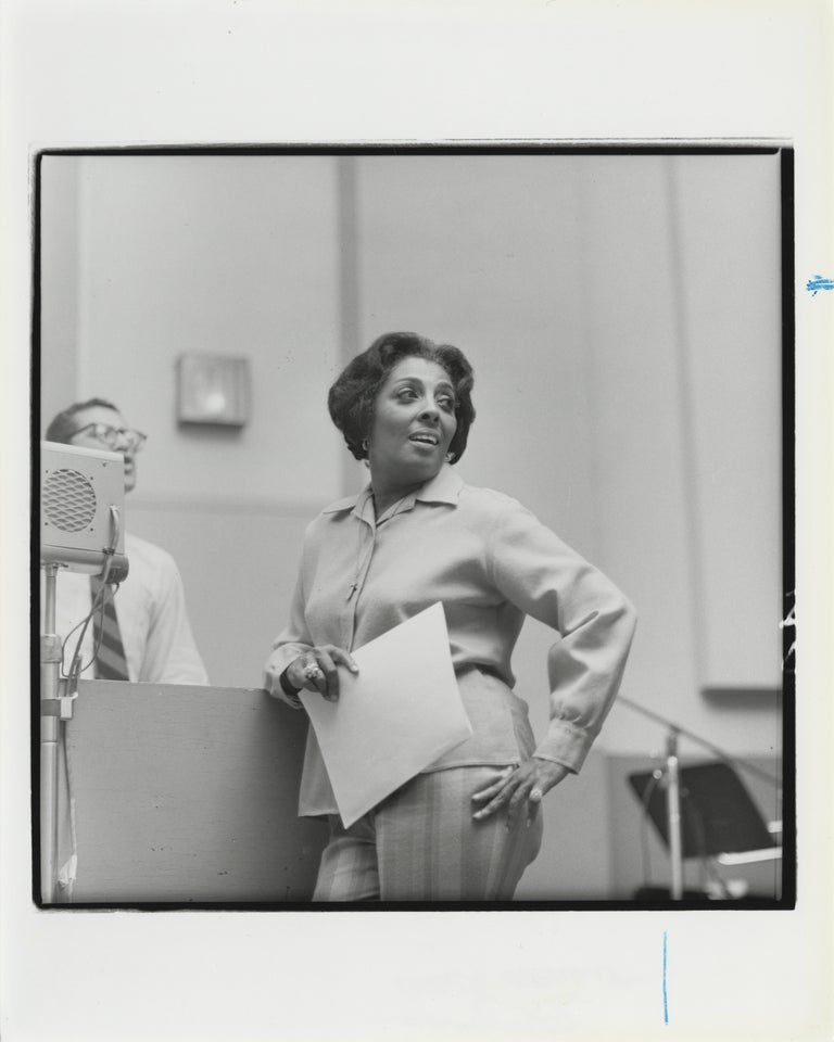 Eleven original publicity photographs of jazz vocalist Carmen McRae