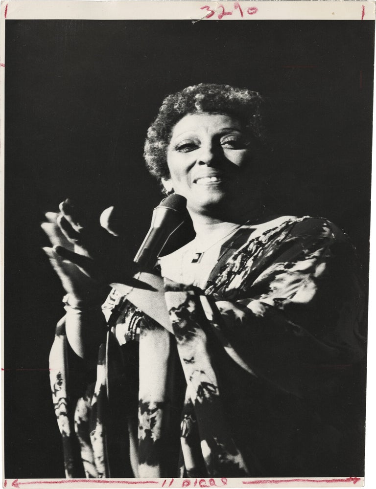 Eleven original publicity photographs of jazz vocalist Carmen McRae