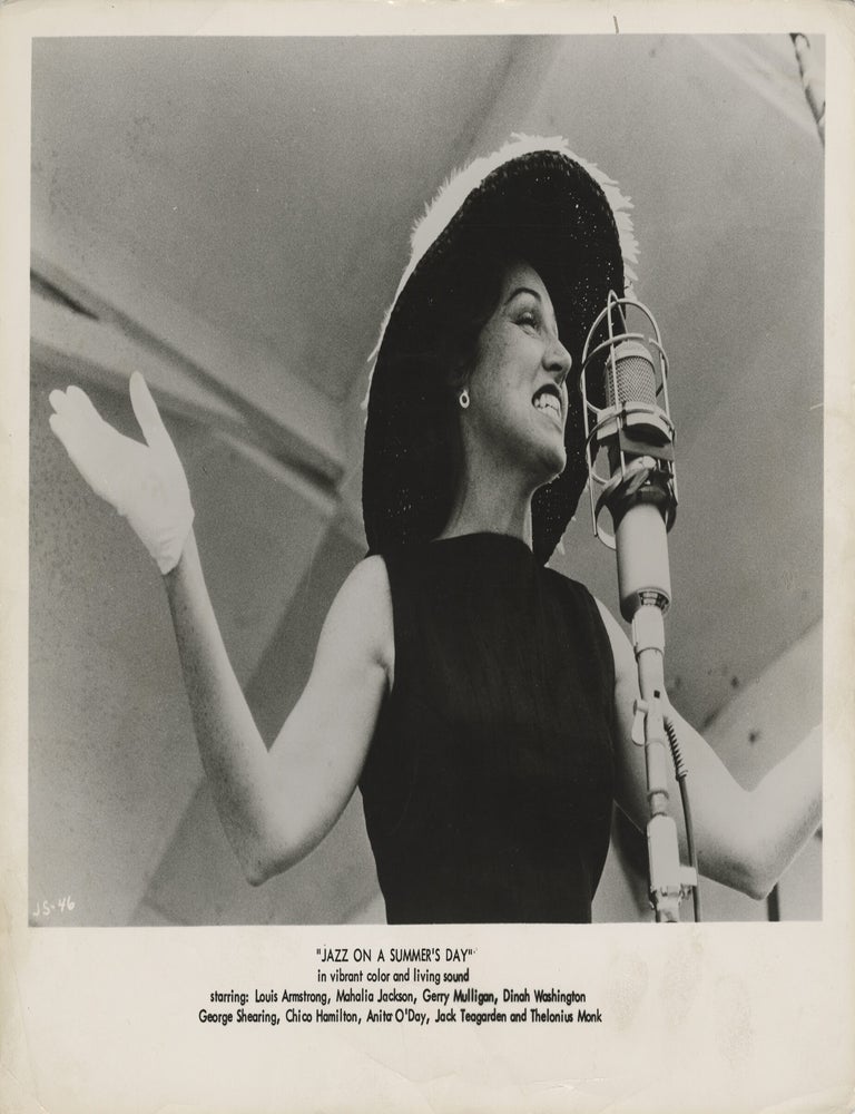 Nine original photographs of Anita O'Day, circa 1950s-1970s