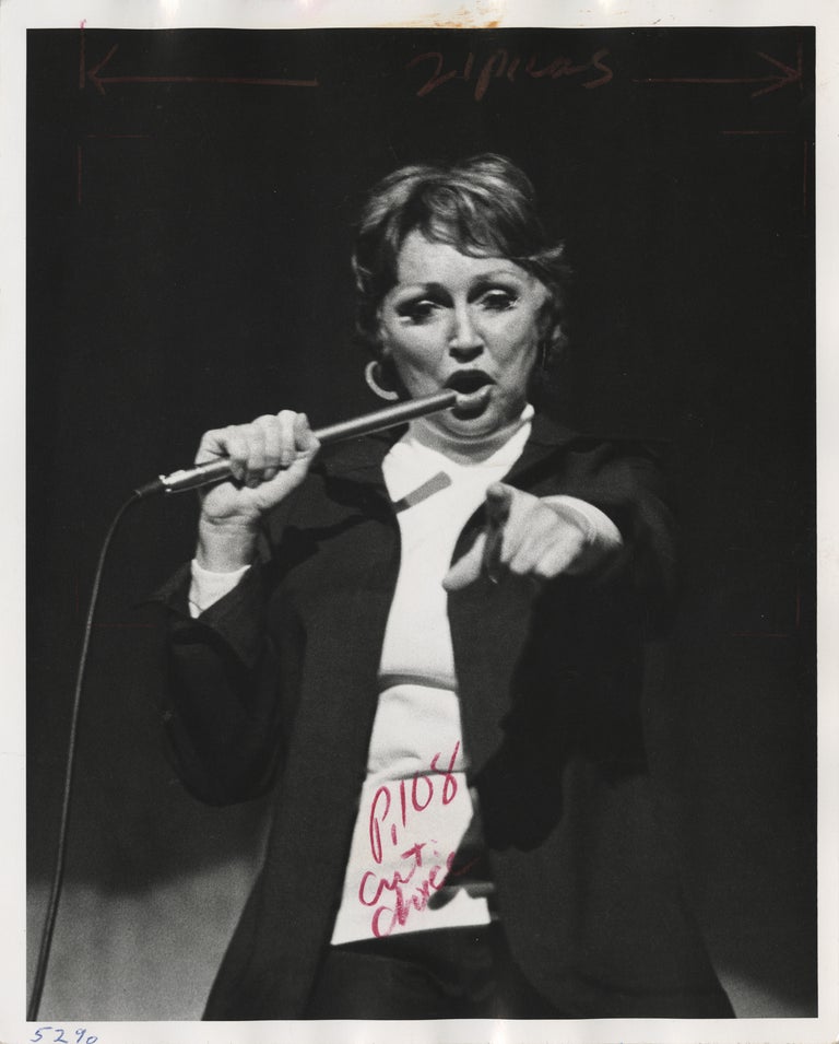 Nine original photographs of Anita O'Day, circa 1950s-1970s