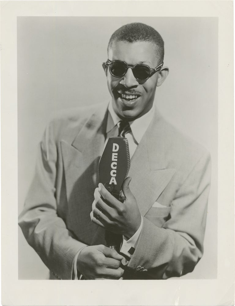 Two original publicity photographs and one press photograph of vocalist Al Hibbler