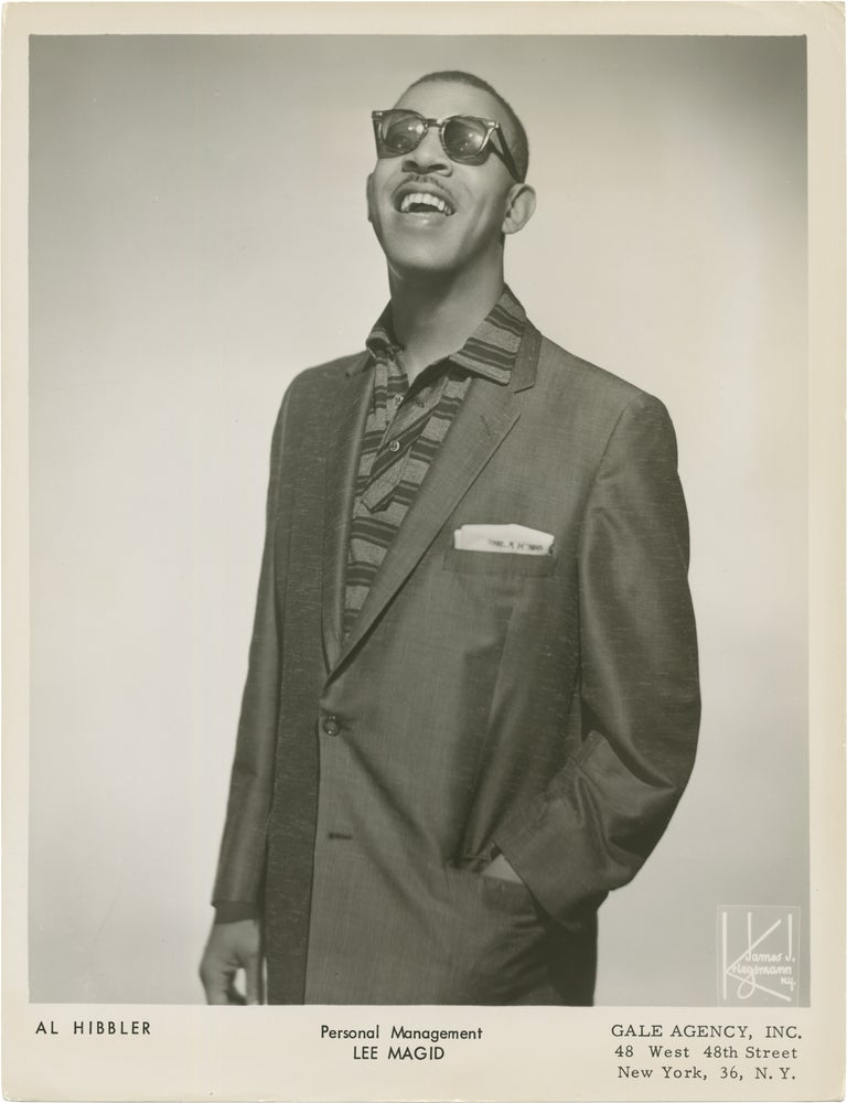 Two original publicity photographs and one press photograph of vocalist Al Hibbler
