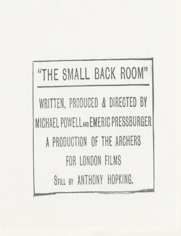 The Small Back Room [Hour of Glory]