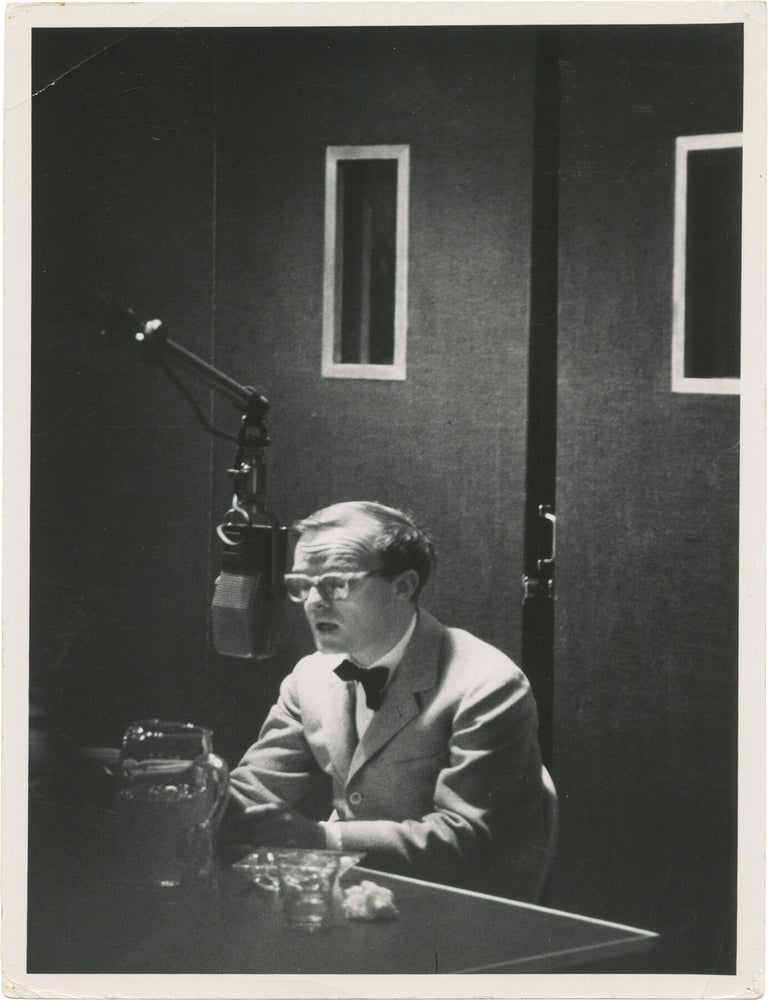 Original double weight photograph of Truman Capote, circa 1950s