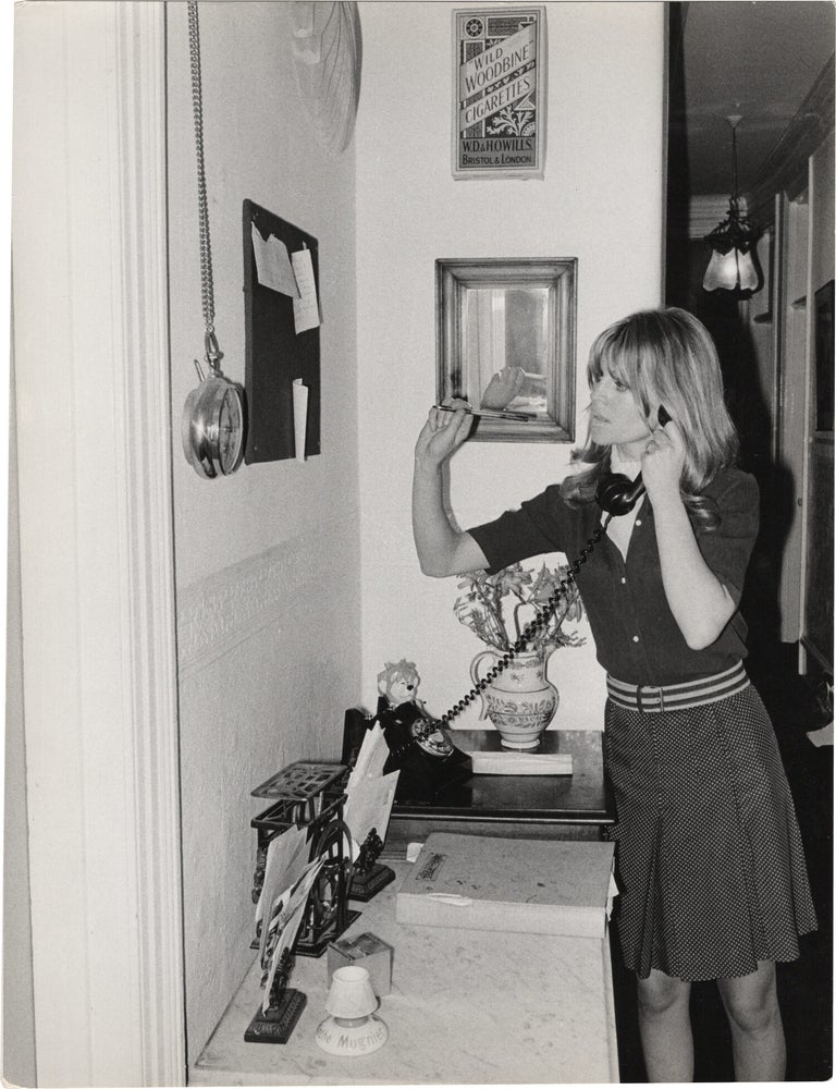 Three original double weight photographs of Julie Christie and Donald Bessant, 1966
