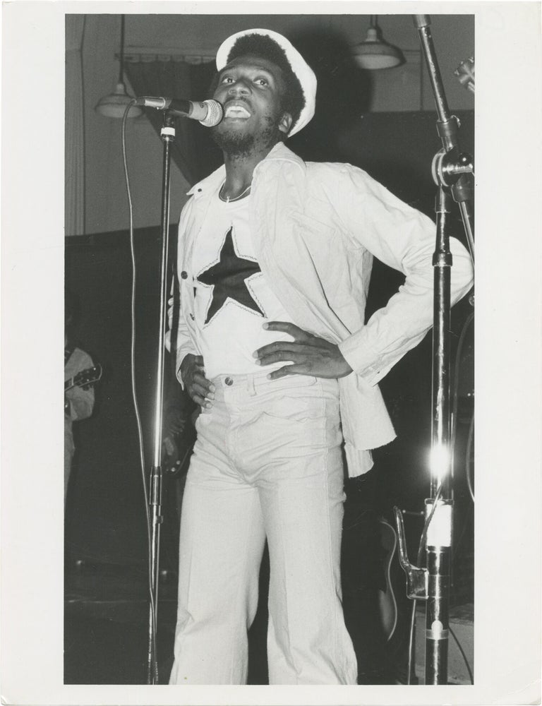 Four original photographs of Jimmy Cliff, circa 1980