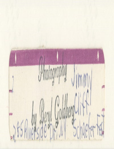 Four original photographs of Jimmy Cliff, circa 1980