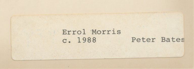 Two original portrait photographs of Errol Morris, 1988