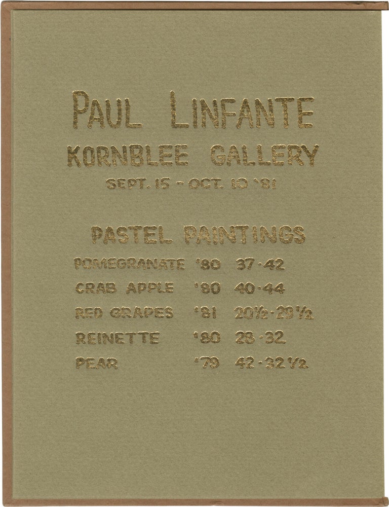 Paul Linfante: Pastel Paintings