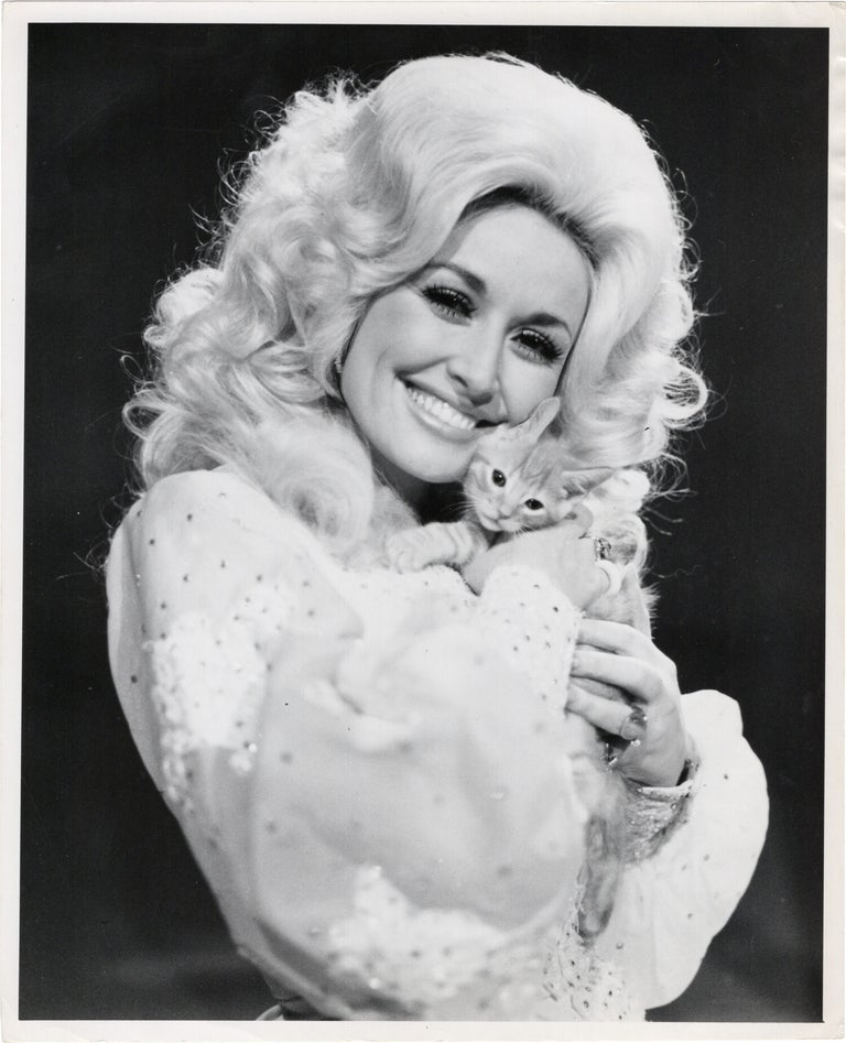 Two original photographs of Dolly Parton from The Barbara Walters Special, 1977