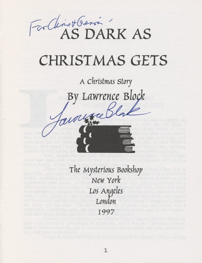 As Dark as Christmas Gets: A Christmas Story