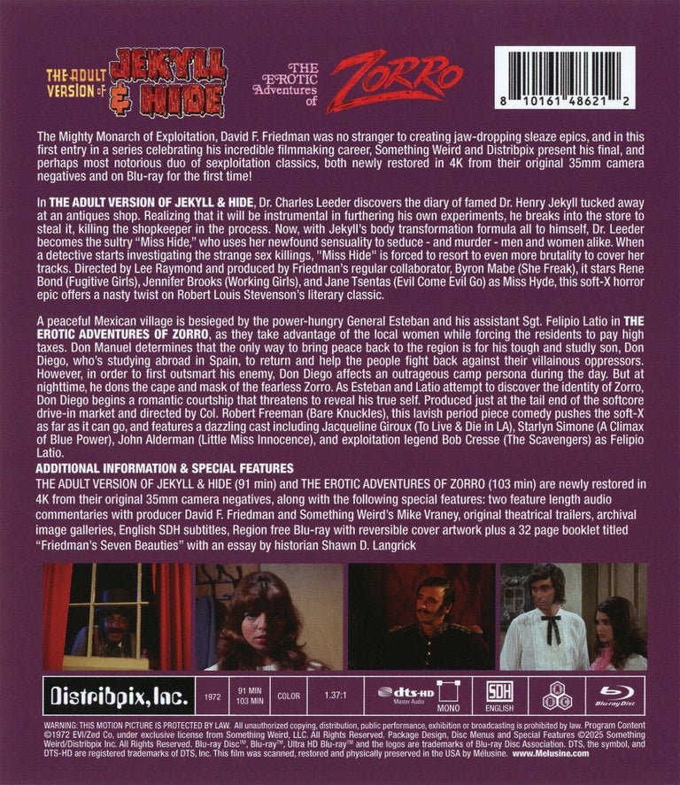 The Adult Version of Jekyll & Hide / The Erotic Adventures of Zorro