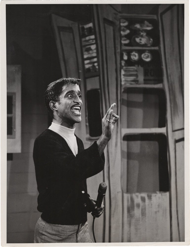 Collection of seven original publicity photographs of Sammy Davis Jr., circa 1960s