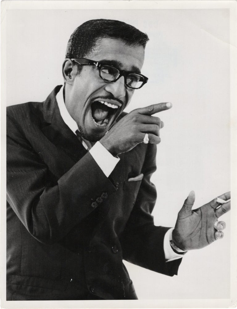 Collection of seven original publicity photographs of Sammy Davis Jr., circa 1960s