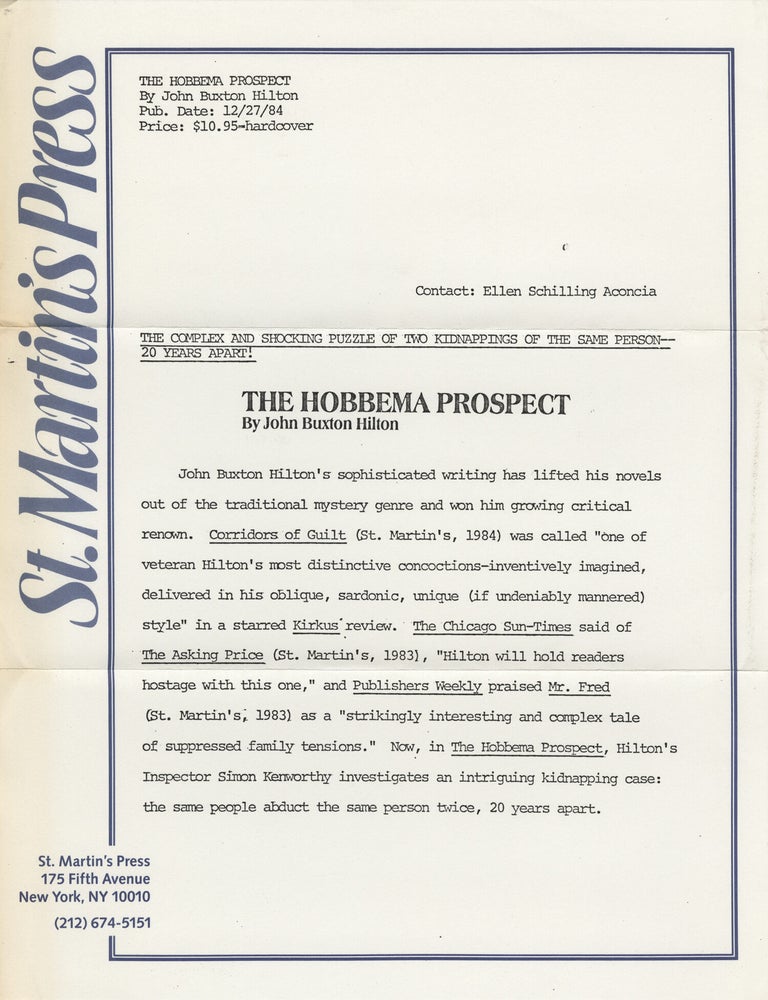 The Hobbema Prospect