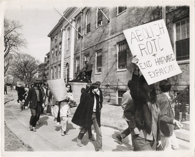 Five original photographs of anti-Vietnam War protests, 1968-circa 1971
