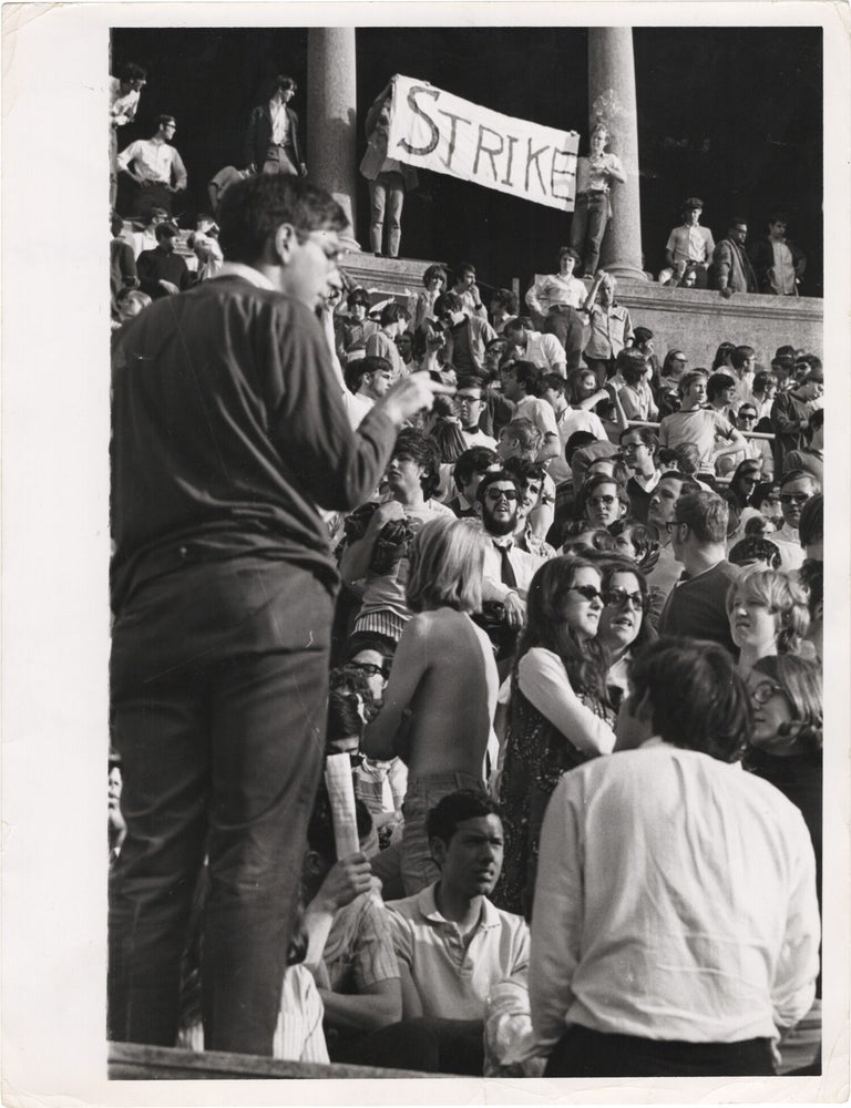 Five original photographs of anti-Vietnam War protests, 1968-circa 1971