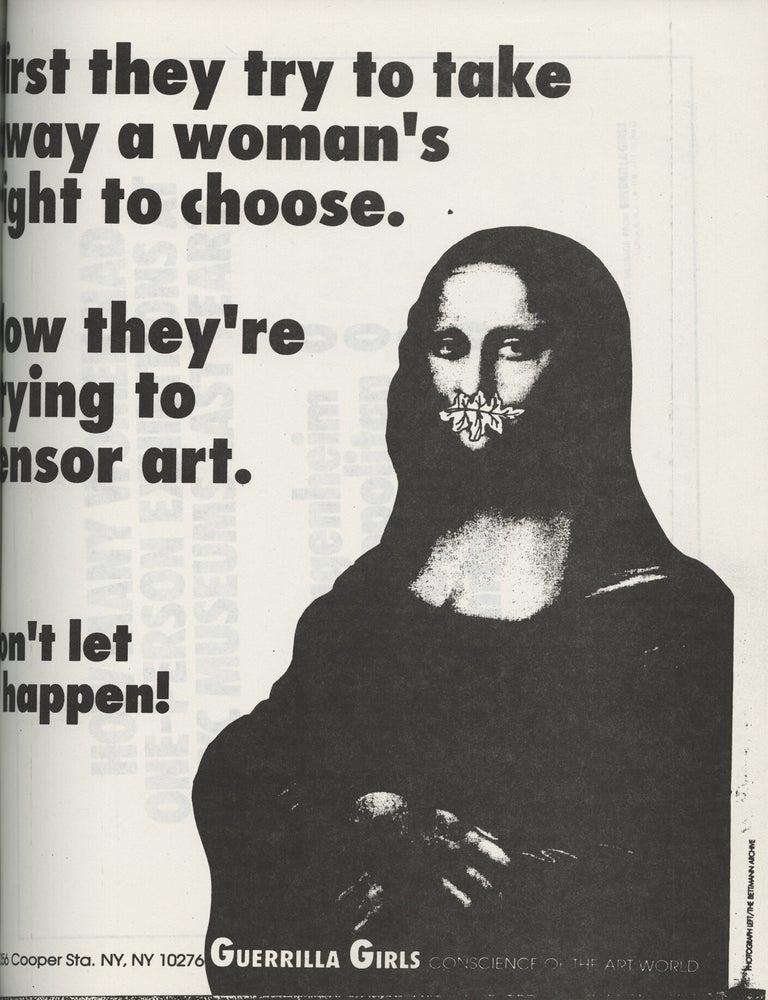 Guerrilla Girls Talk Back: The First Five Years, A Retrospective 1985-1990
