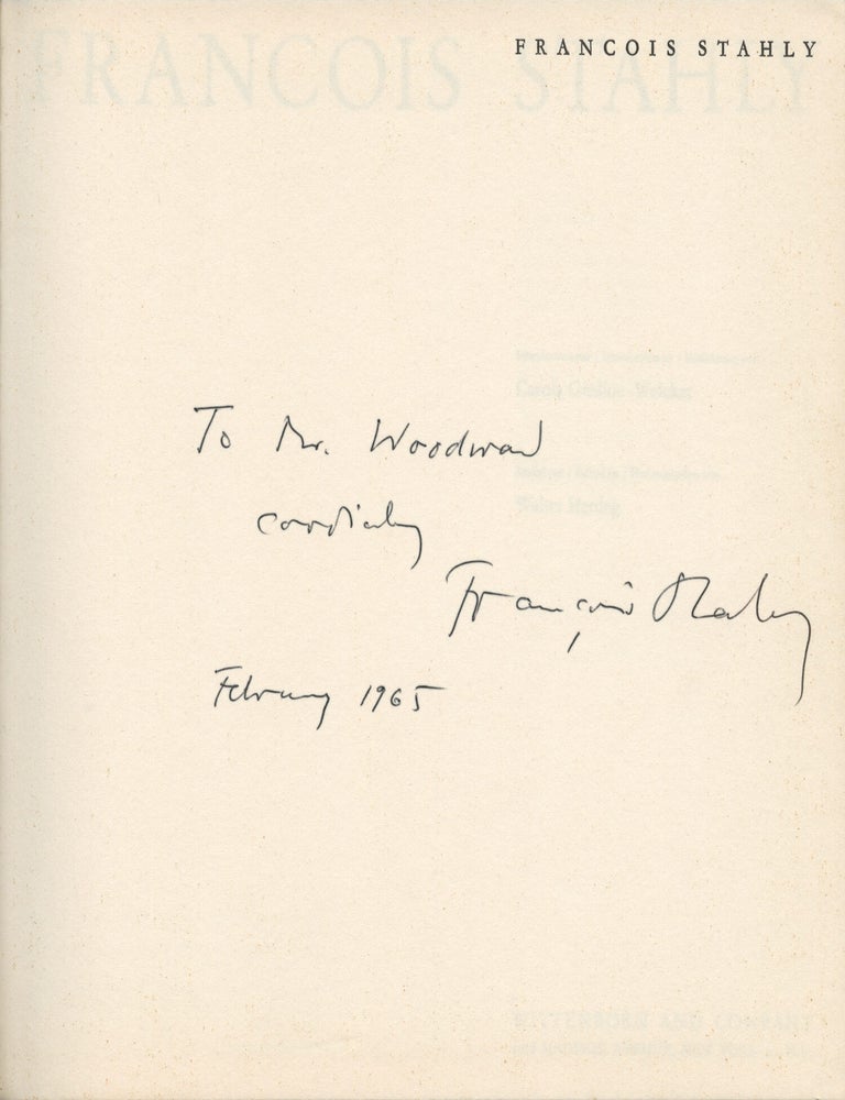 François Stahly