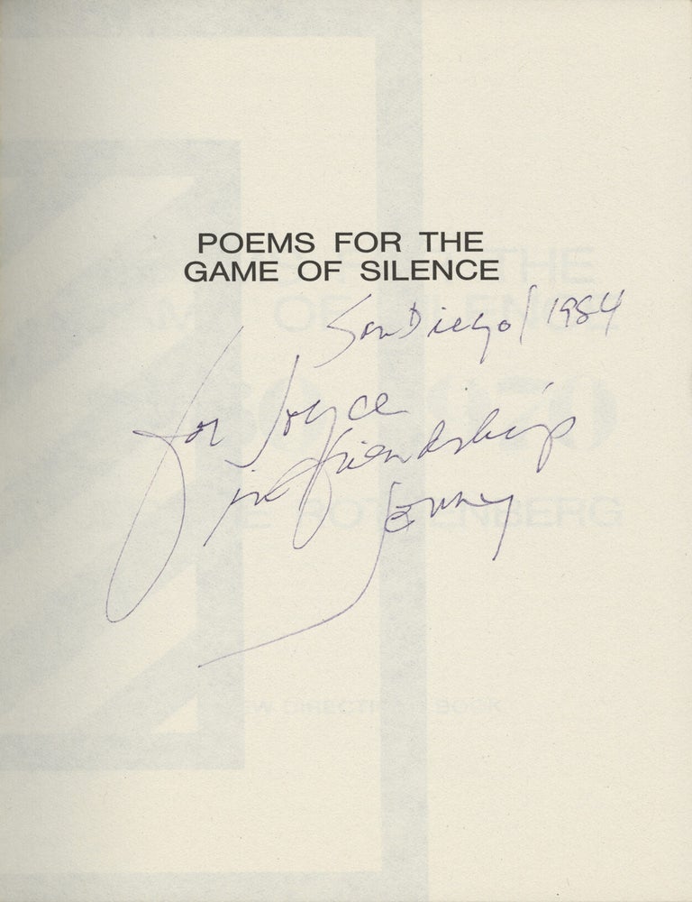 Poems for the Game of Silence