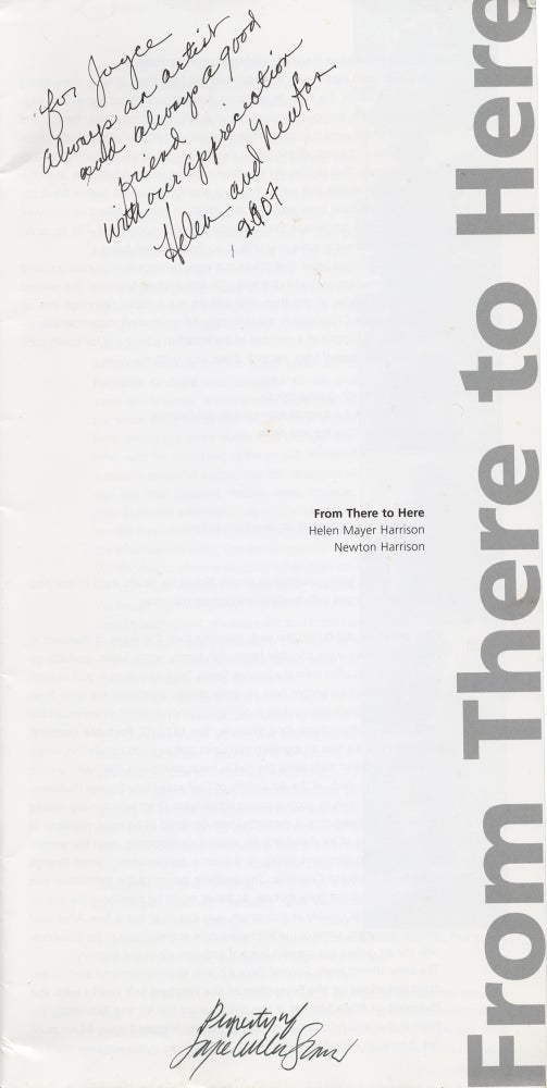Newton and Helen Mayer Harrison: From Here to There