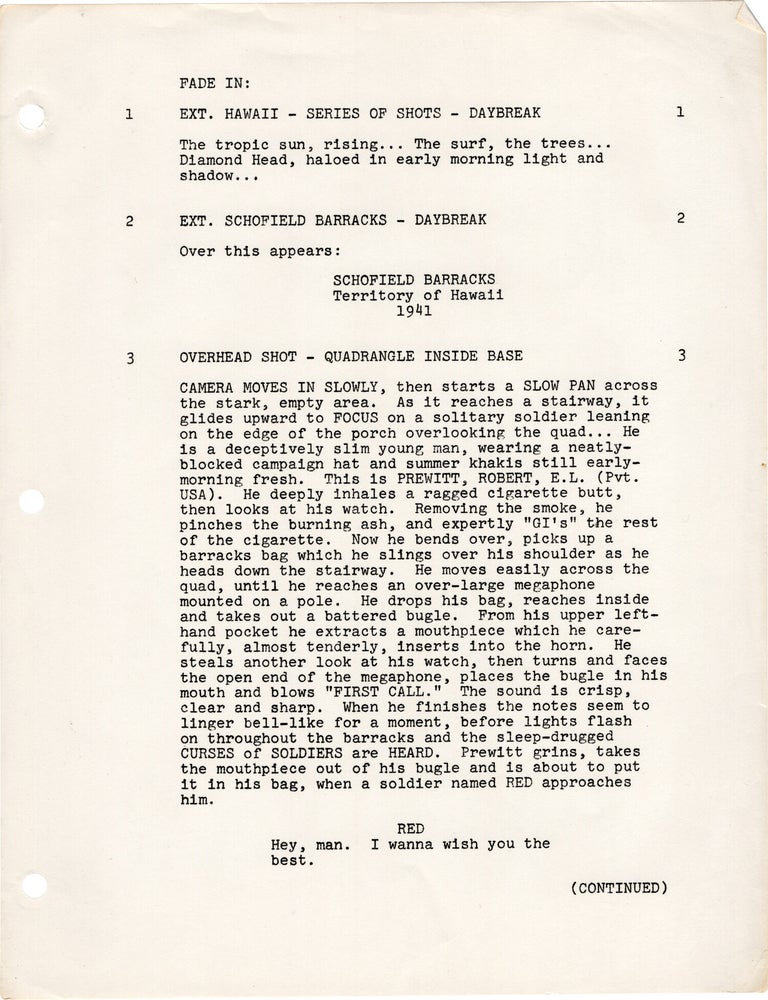 From Here to Eternity: Part 1