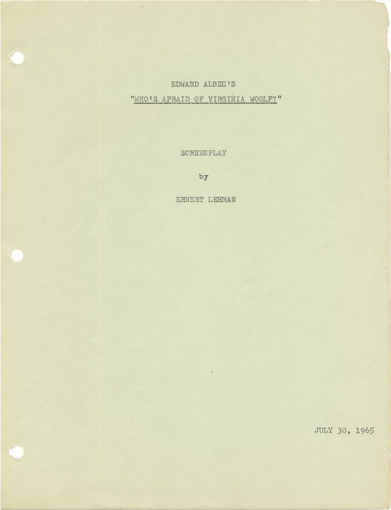 Who's Afraid of Virginia Woolf?