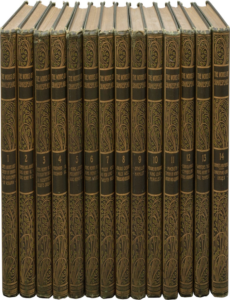 The Works of William Shakespeare (14 volumes