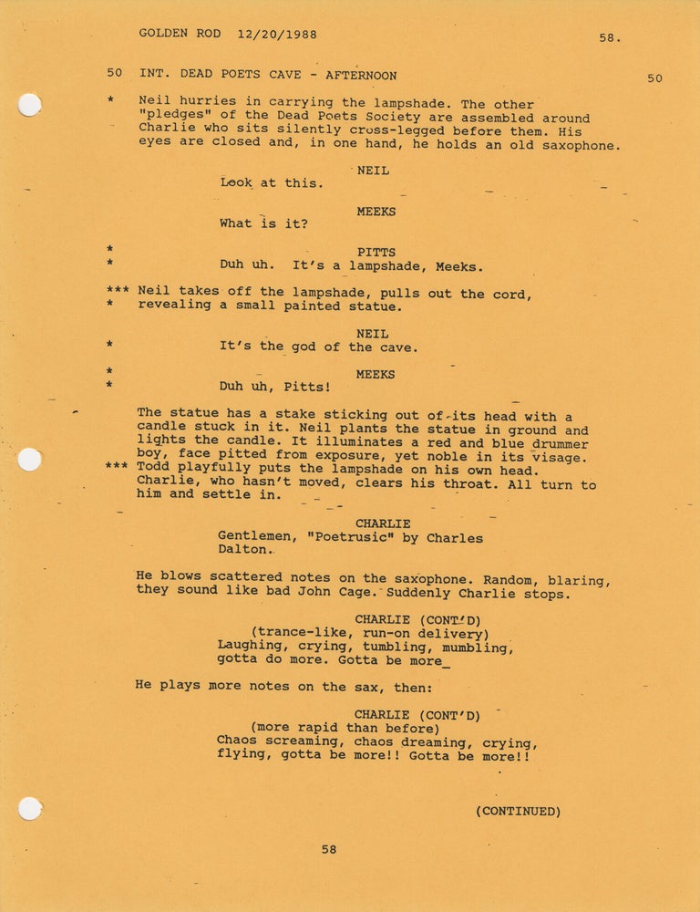 Dead Poets Society