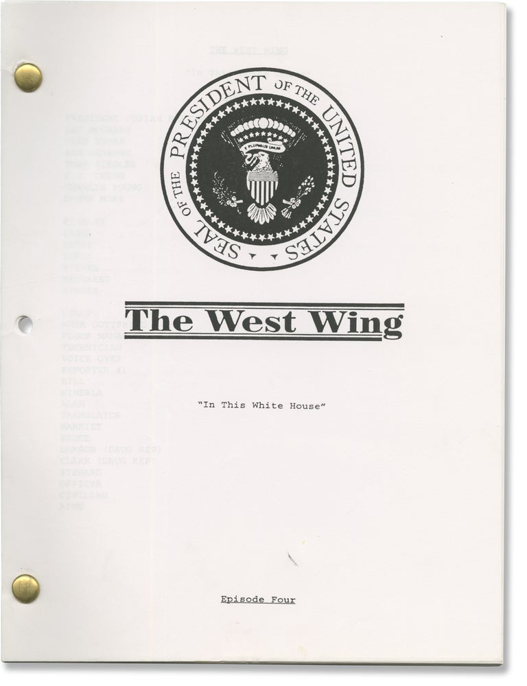 The West Wing: In This White House (Original screenplay for the 2000 television episode