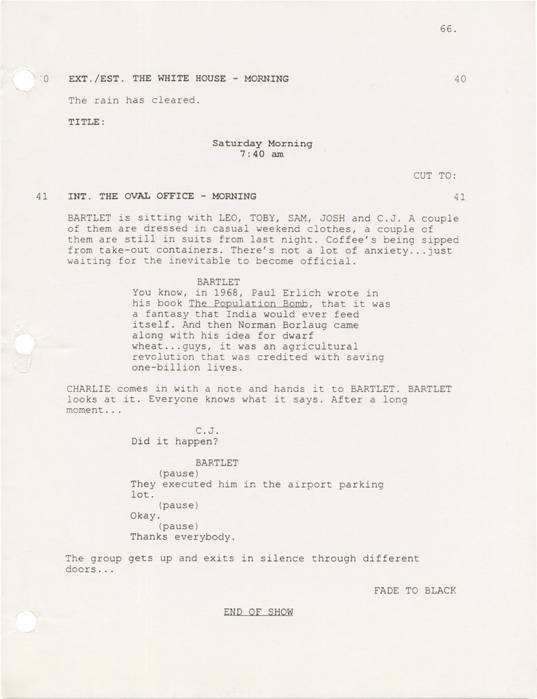 The West Wing: In This White House