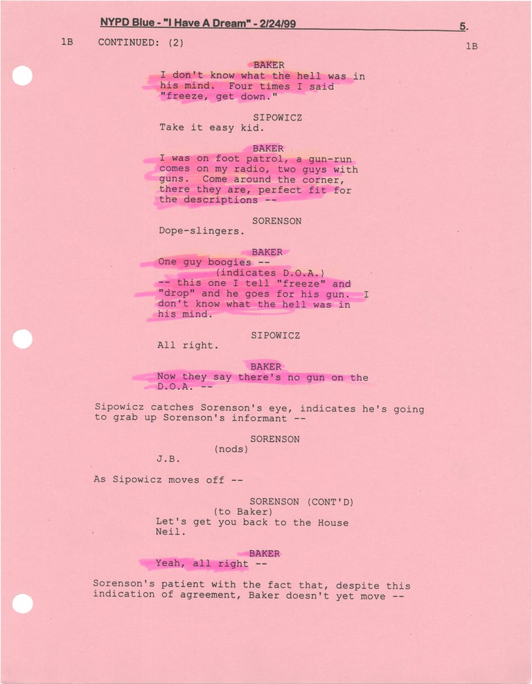 NYPD Blue: I Have a Dream