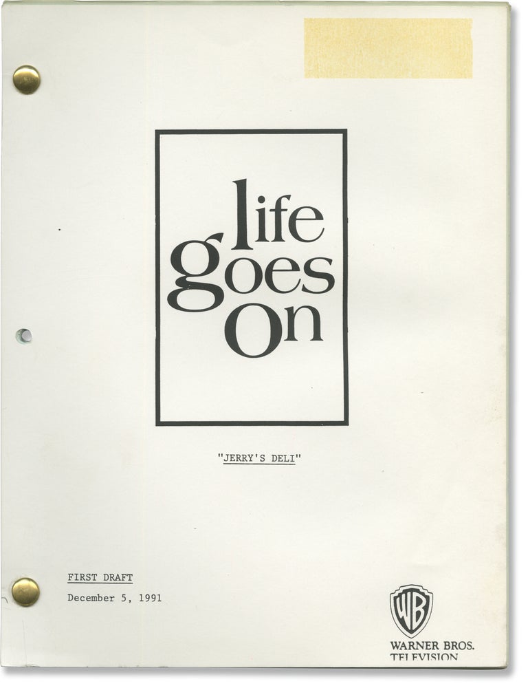 Life Goes On: Jerry's Deli (Original screenplay for the 1992 television episode