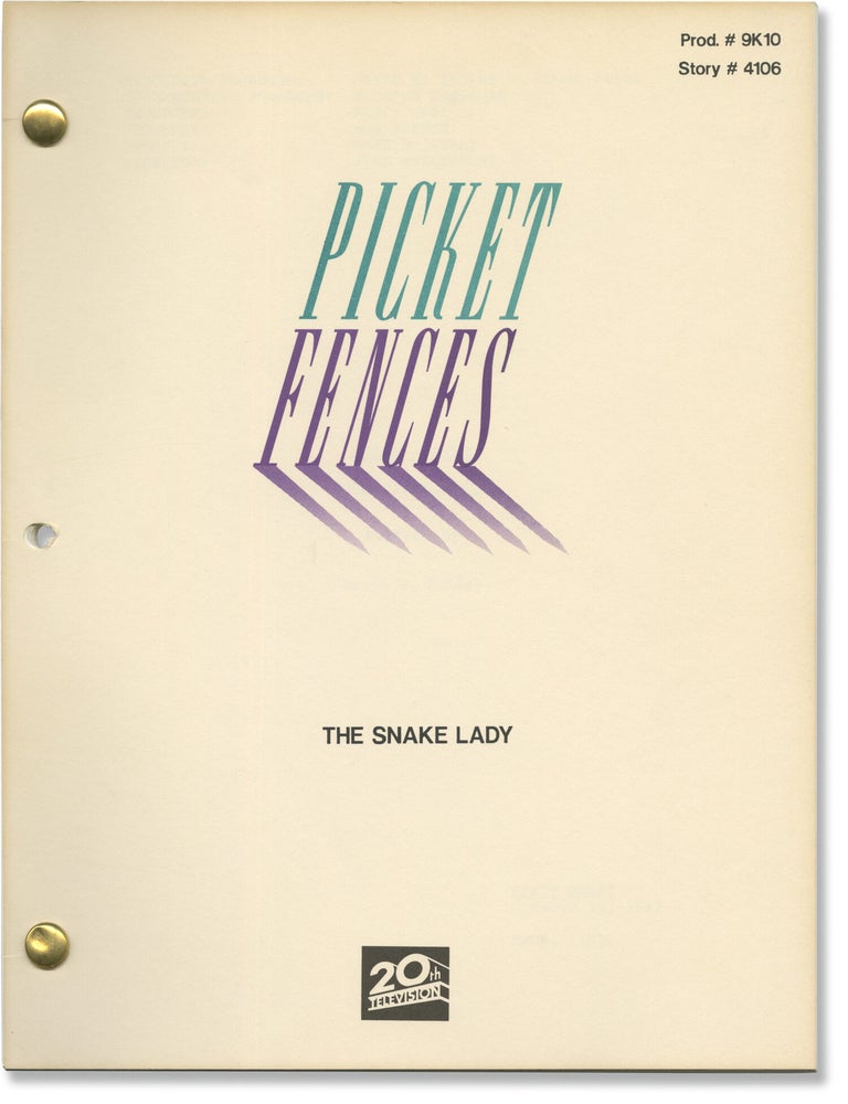 Book #171279] Picket Fences: The Snake Lady (Original screenplay for the 1992 television...